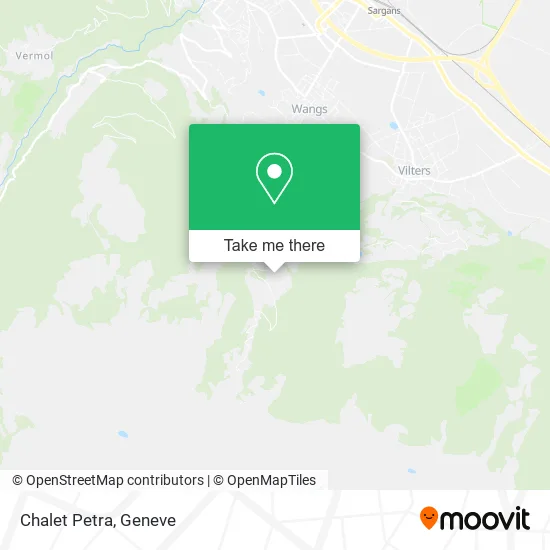 Chalet Petra map