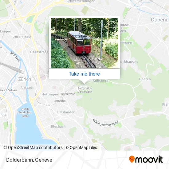 Dolderbahn map