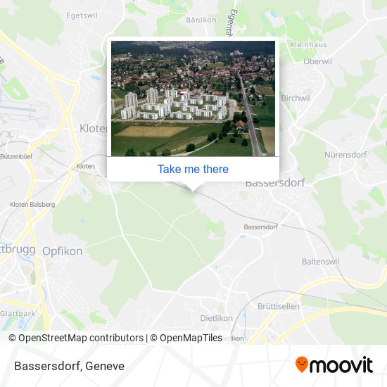 Bassersdorf map