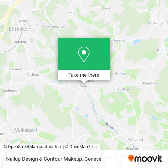 Nailup Design & Contour Makeup map