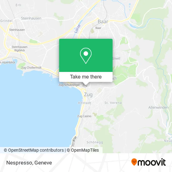 Nespresso map