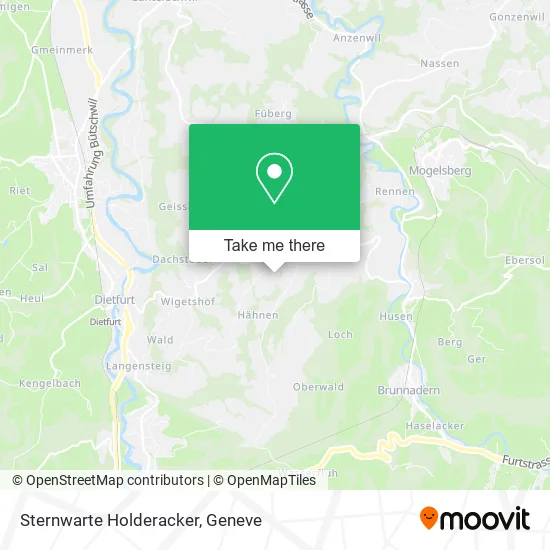 Sternwarte Holderacker map