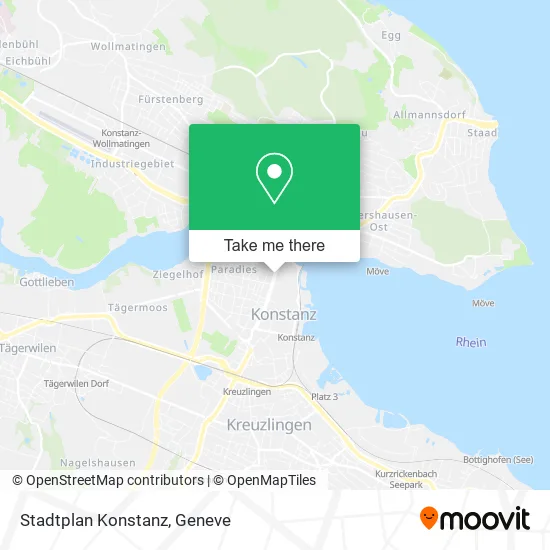 Stadtplan Konstanz map