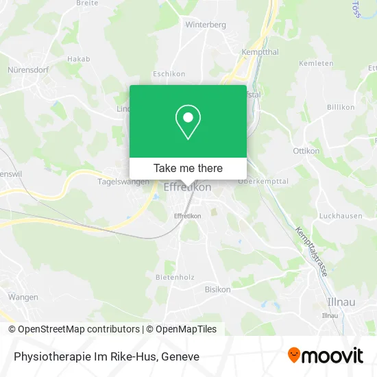 Physiotherapie Im Rike-Hus map