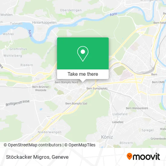 Stöckacker Migros map