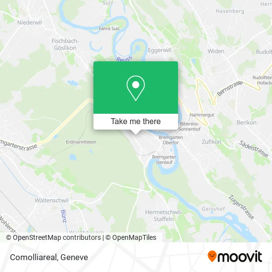 Comolliareal map