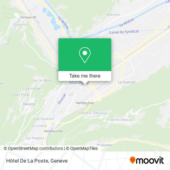 Hôtel De La Poste map