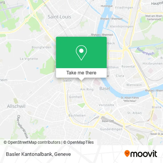 Basler Kantonalbank map