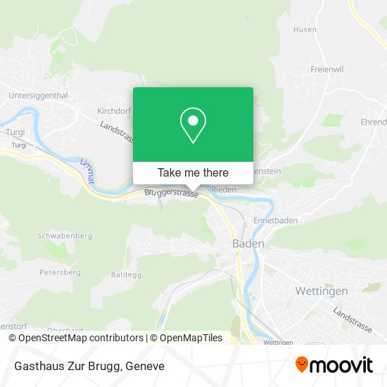 Gasthaus Zur Brugg map