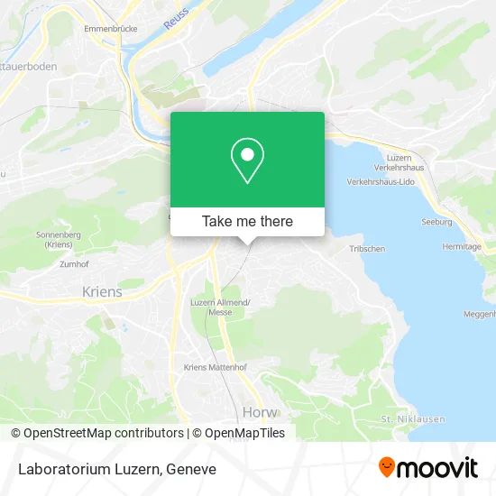 Laboratorium Luzern map
