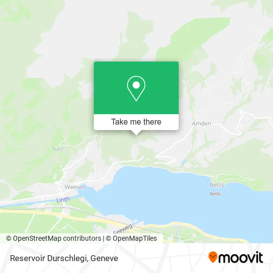 Reservoir Durschlegi map