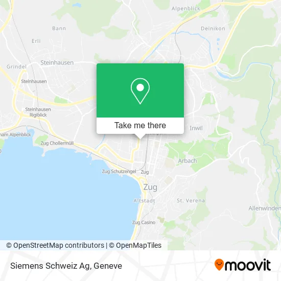 Siemens Schweiz Ag map
