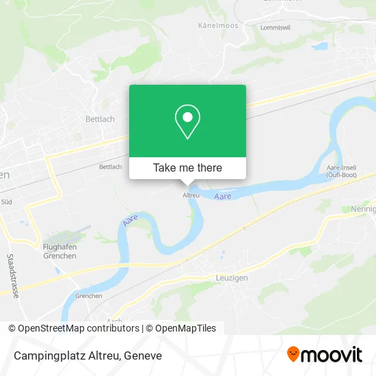 Campingplatz Altreu map