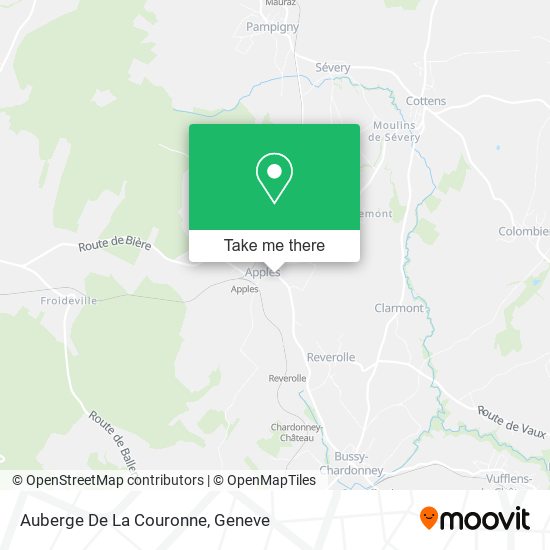 Auberge De La Couronne map