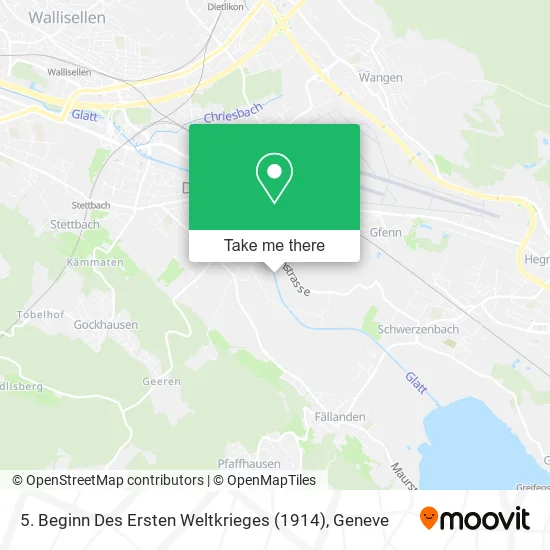 5. Beginn Des Ersten Weltkrieges (1914) map