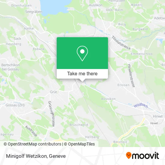 Minigolf Wetzikon map