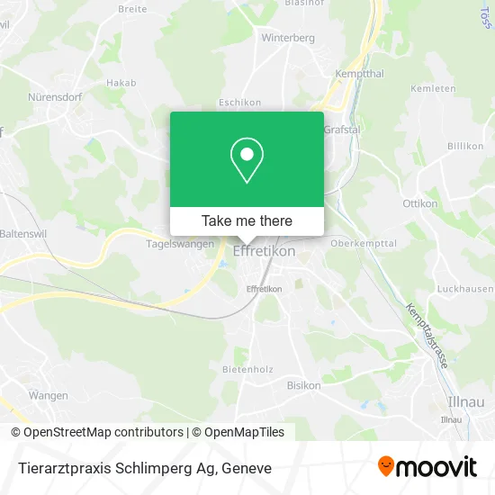 Tierarztpraxis Schlimperg Ag map