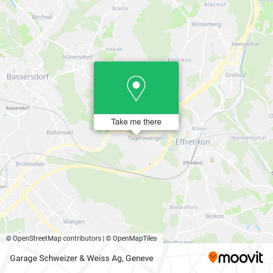 Garage Schweizer & Weiss Ag map