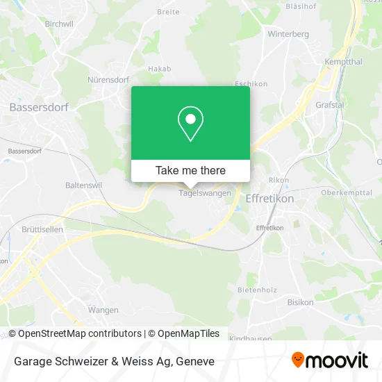 Garage Schweizer & Weiss Ag map