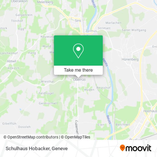 Schulhaus Hobacker map