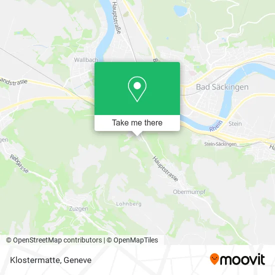 Klostermatte map