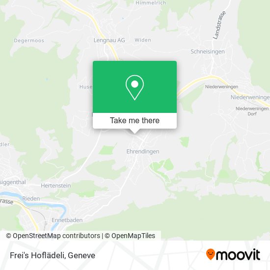 Frei's Hoflädeli map