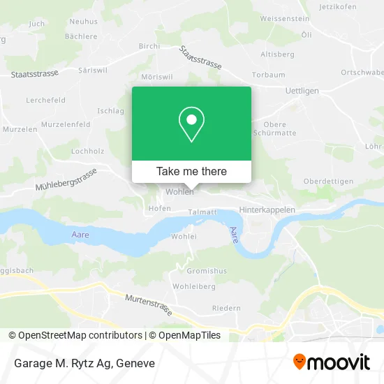 Garage M. Rytz Ag map