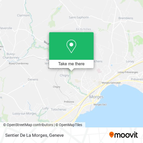 Sentier De La Morges map