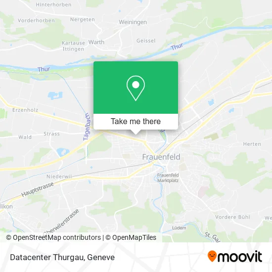 Datacenter Thurgau map