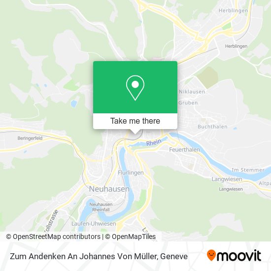 Zum Andenken An Johannes Von Müller map