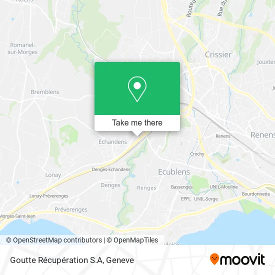 Goutte Récupération S.A map