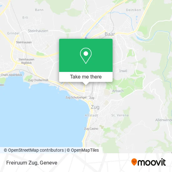Freiruum Zug map
