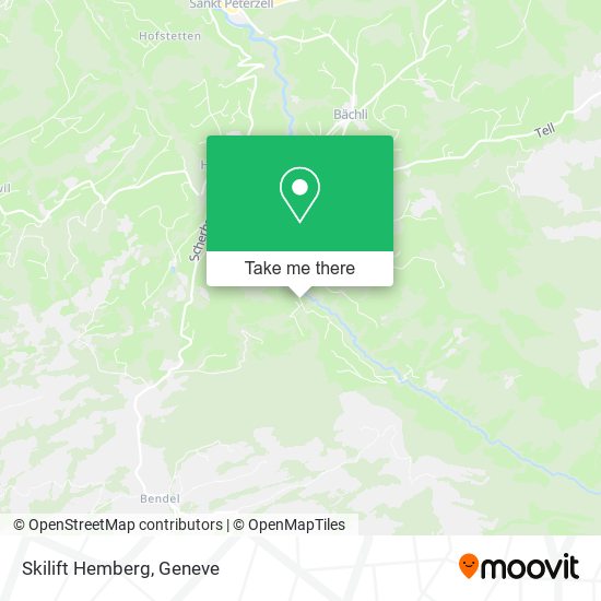 Skilift Hemberg map
