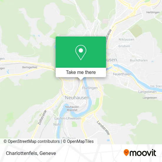 Charlottenfels map
