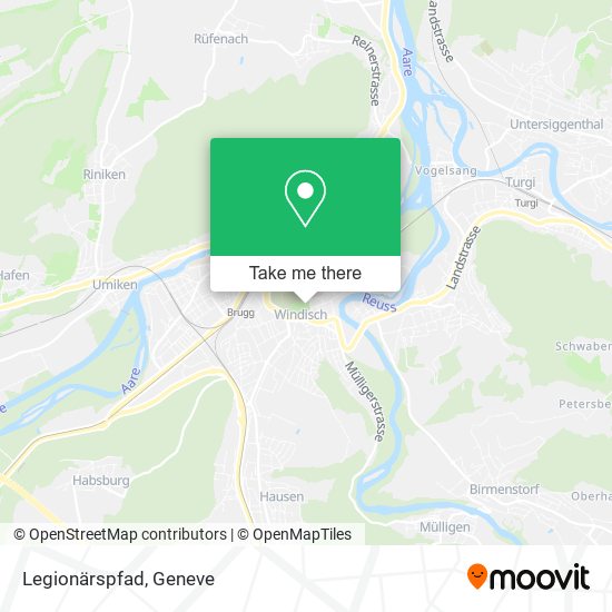 Legionärspfad map