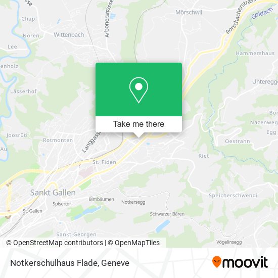 Notkerschulhaus Flade map