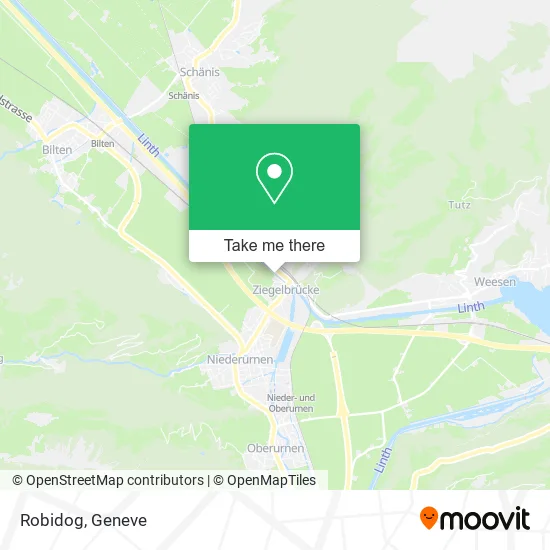 Robidog map