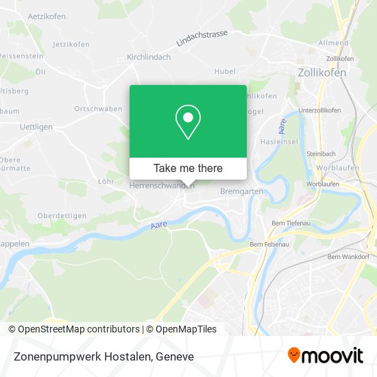 Zonenpumpwerk Hostalen plan