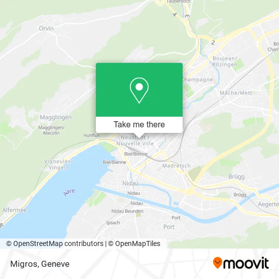 Migros map