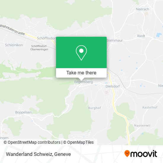 Wanderland Schweiz map