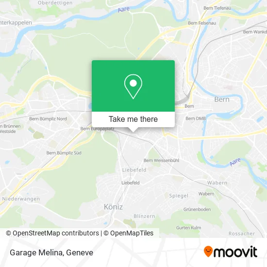 Garage Melina map