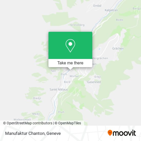 Manufaktur Chanton map
