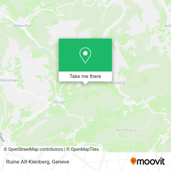 Ruine Alt-Kienberg map