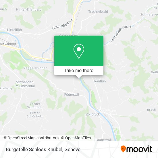 Burgstelle Schloss Knubel map