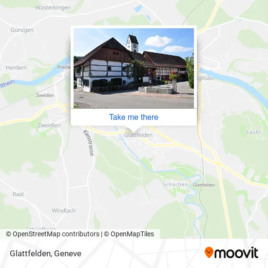Glattfelden map