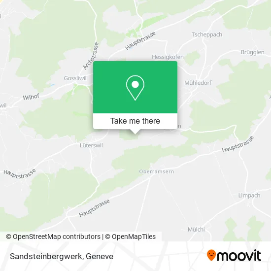 Sandsteinbergwerk map