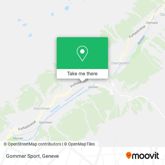 Gommer Sport map