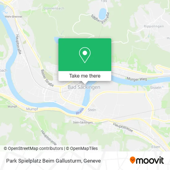 Park Spielplatz Beim Gallusturm map