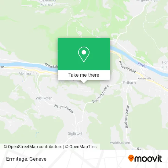 Ermitage map