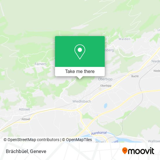 Brächbüel map